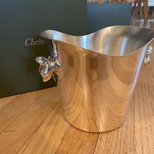 Christofle Ice Bucket and Tongs